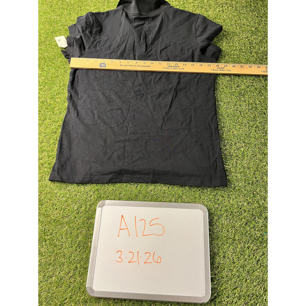 Aeropostle Womens Size XL Black Polo Shirt